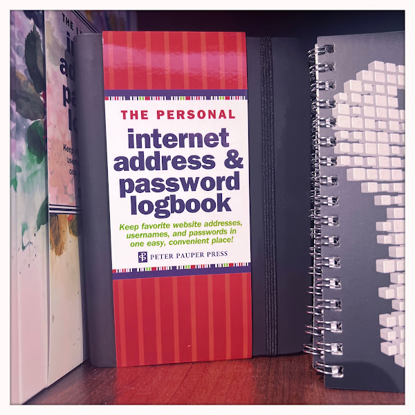 internet address & password logbook