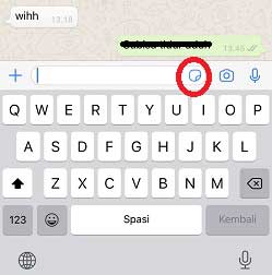 Cara Menghapus Stiker Favorit Yang Tersimpan di WA iPhone