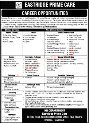 Fauji Foundation Jobs 2023