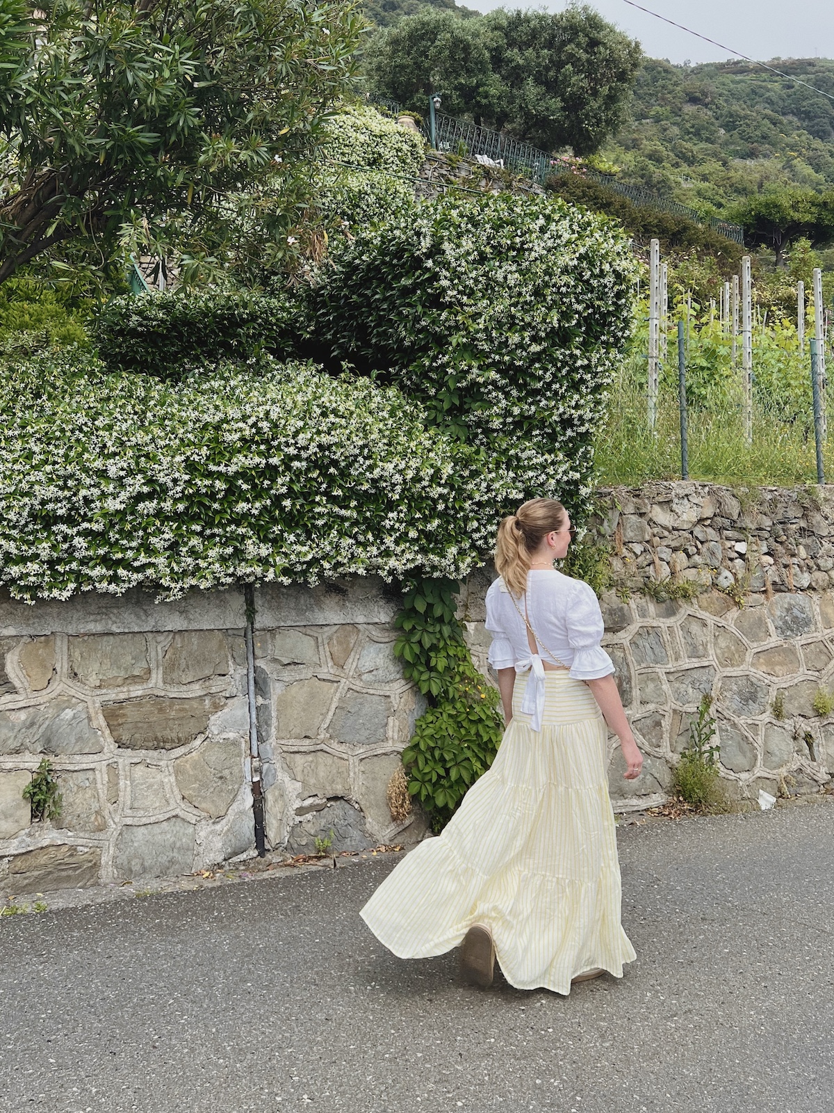 Fran Acciardo Cinque Terre Italy Style OOTD