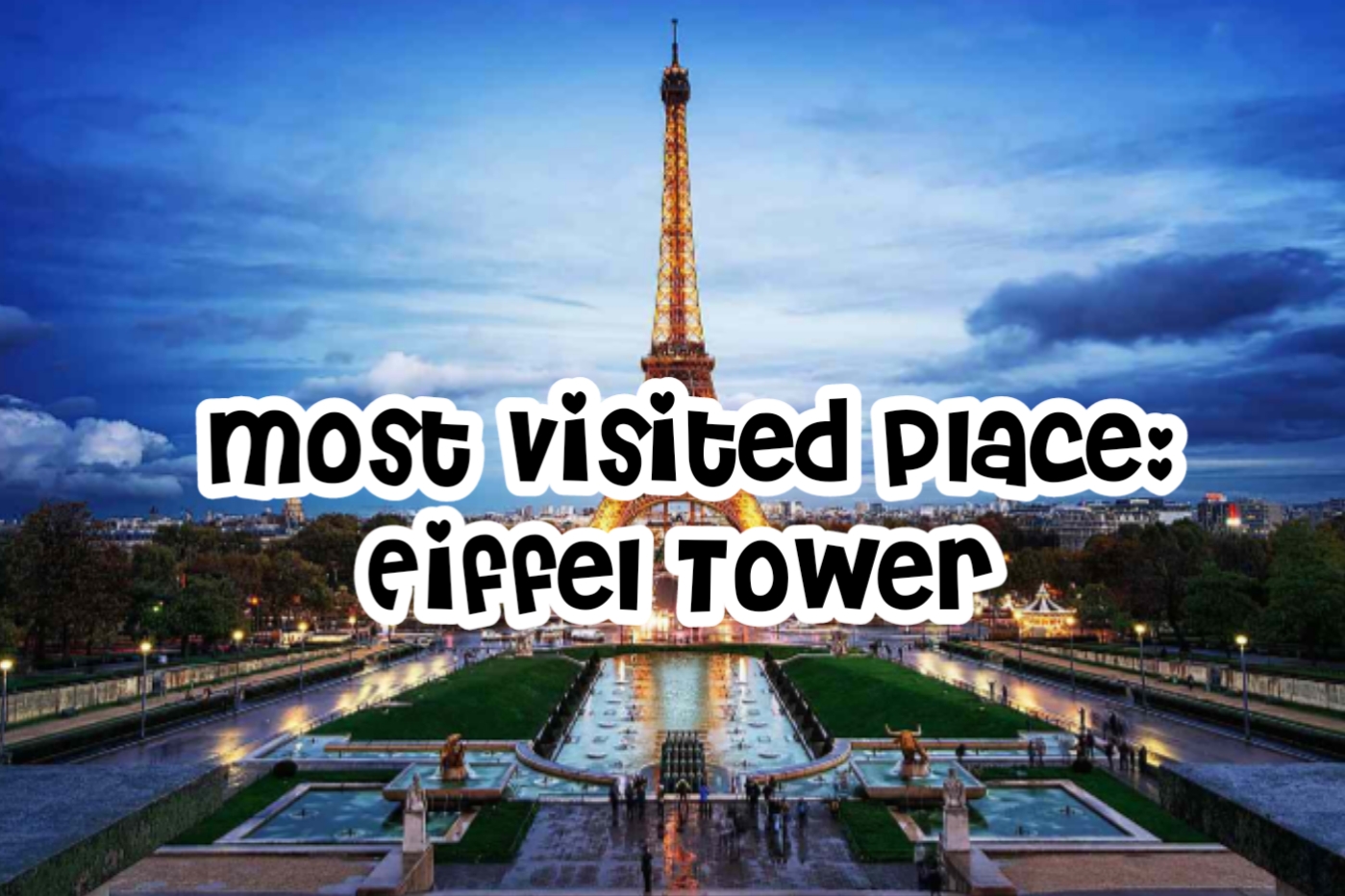 What is the #1 most visited place in the world?