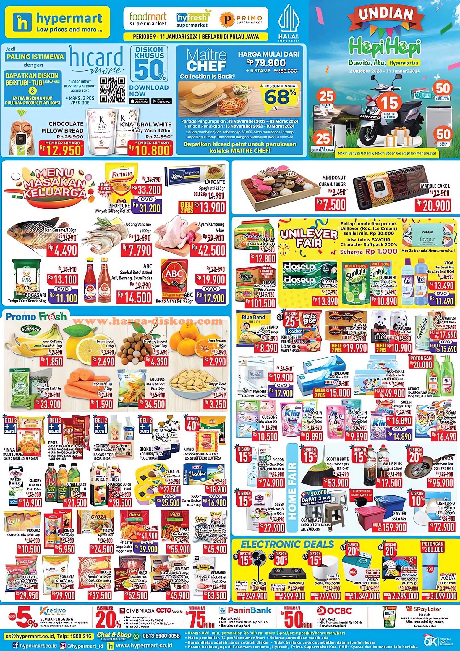 Promo HYPERMART Awal Pekan 9 - 11 Januari 2024