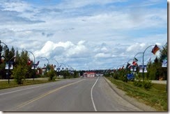 Watson Lake main road the Alaska Highway