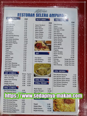 menu makanan