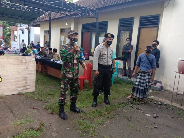 Dandim Loteng Pantau Simulasi Pemungutan Suara