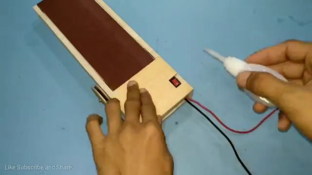 Cara Membuat Belt Sander Mini dari Dinamo Printer Bekas 