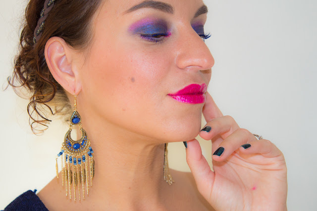 Mon maquillage Marine et Fuchsia