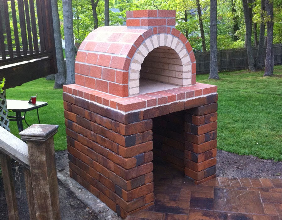 BrickWood Ovens: Natalie Wood Fired Pizza Oven with Hardscape Block ...