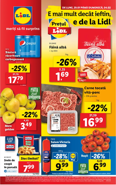 LIDL Catalog - Brosura 29.01 - 04.02 2024→  American Style | Lidl Plus | Super Weekend