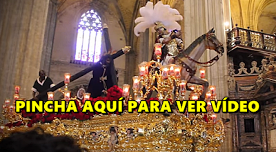 VÍDEO: CRISTO DE LAS TRES CAÍDAS DENTRO DE LA CATEDRAL (SÁBADO SANTO 2013)