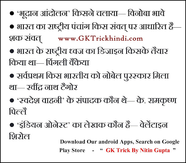 Geography GK Trick in Hindi 