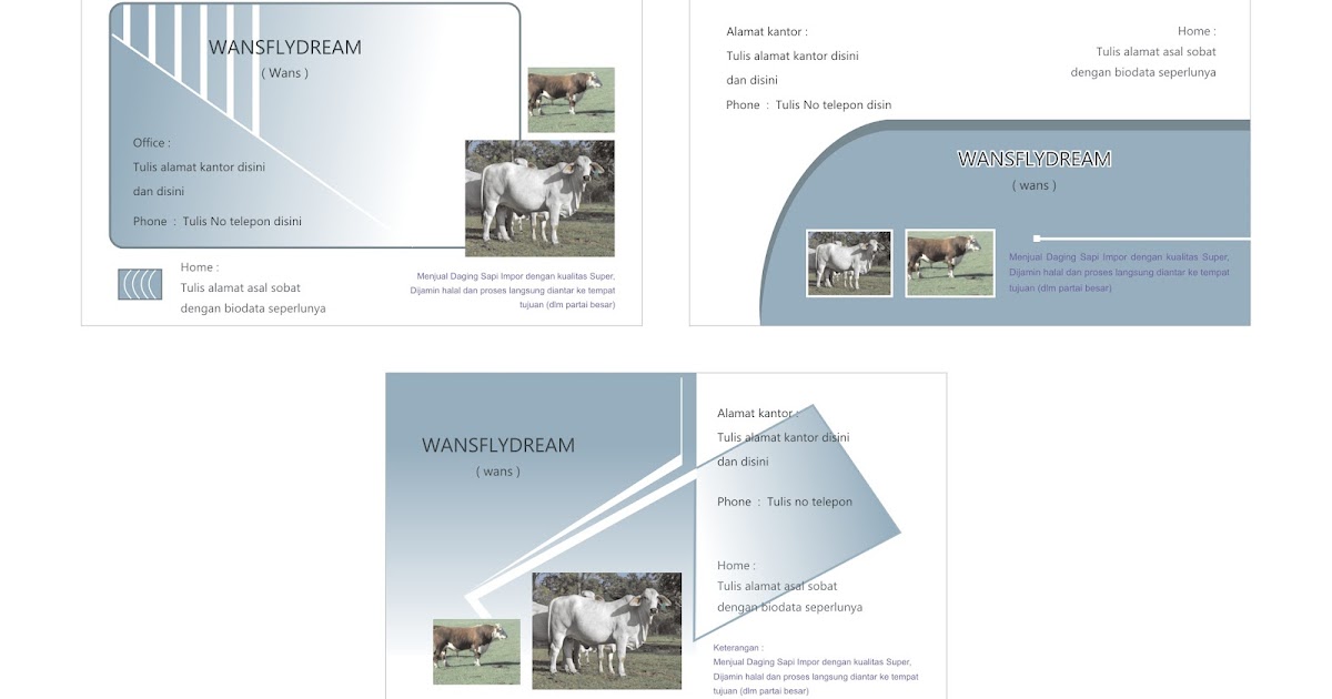 FREE DOWNLOAD DESIGN KARTU NAMA PART2  wansflydream blogs