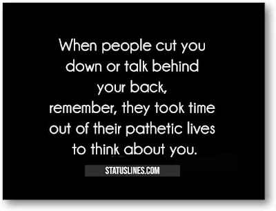 when people cut you down