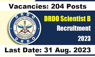 DRDO Recruitment 2023