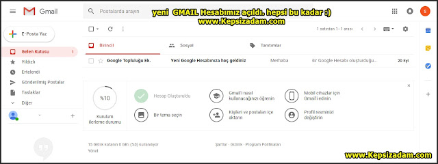 Gmail Hesabı Açma Gmail eposta açma google mail açma resimli