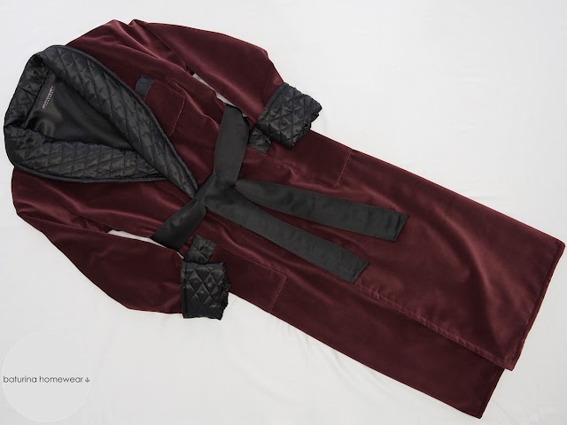 luxury robe men burgundy velvet dressing gown traditional silk quilted classic housecoat gentleman