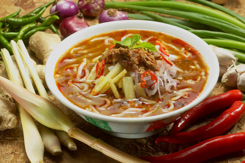 laksa bogor. membuat Laksa Penang,