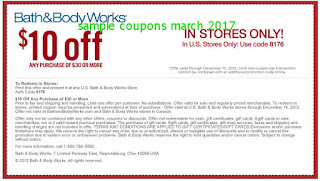 Bath And Body Works coupons march