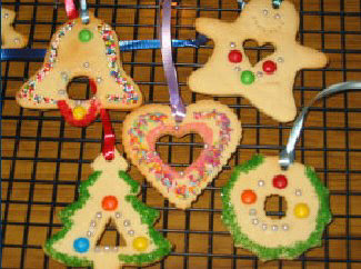 Sugar cookie ornaments 1