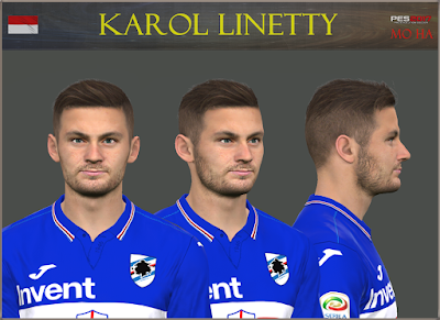 PES 2017 Faces Karol Linetty by Mo Ha