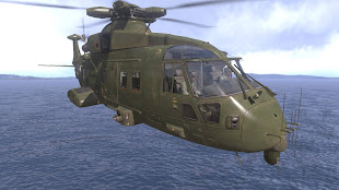 Arma3用Delta Mega MODのAW101 Merlinヘリコプター