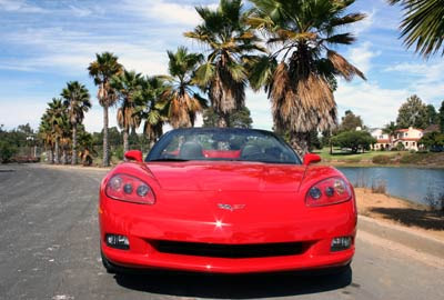 2006 Corvette Convertible Red