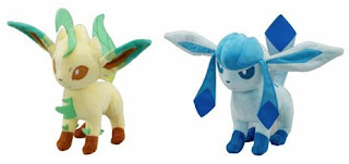 Lefeon Glaceon Plush Tomy