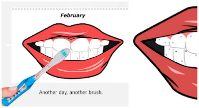 отрывной календарь Colgate