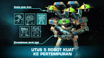 Download Game Perang Robot Android Dawn Of Steel APK+MOD