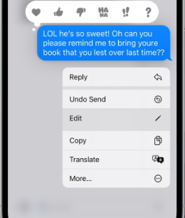 Easy, Here's How to Edit Sent iMessages on iPhone