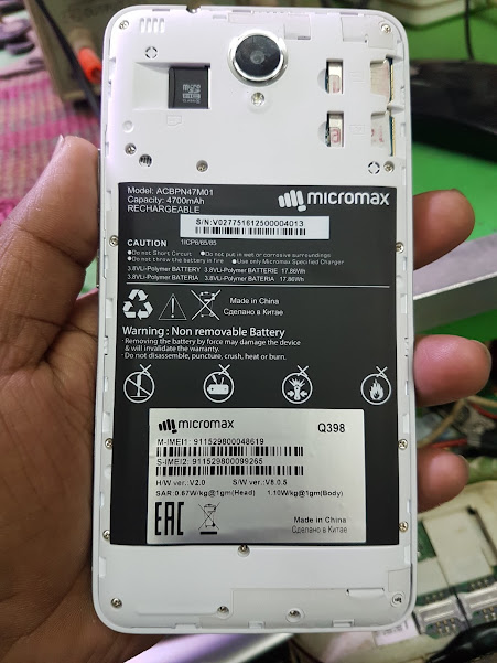 Micromax Q398 Firmware Dead & Hang Logo Fix 1000% Tested File