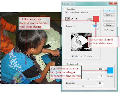 Cara mengganti warna baju dengan photoshop