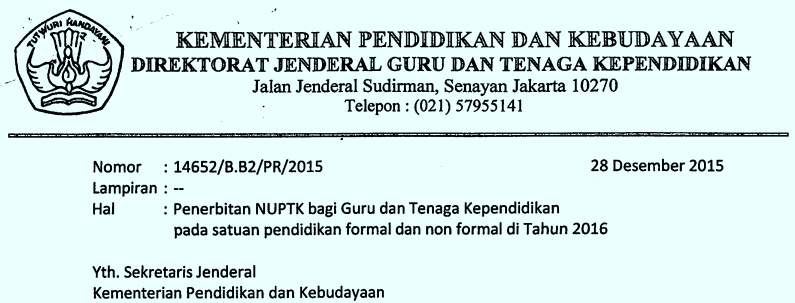 PERSYARATAN DAN CARA MENDAPATKAN NUPTK