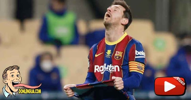 Leo Messi expulsado tras una de las jugadas más sucias que se haya visto