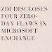 ZDI DISCLOSES FOUR ZERO-DAY FLAWS IN MICROSOFT EXCHANGE