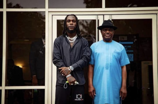 Governor Wike gifts Burna Boy land In and money to build on the land