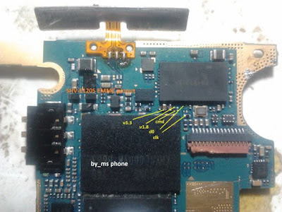 ISP PinOut Samsung SHV-E120S