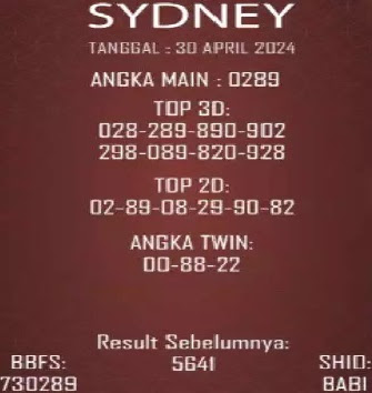 syair sydney oovin