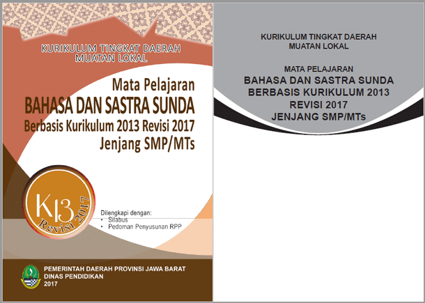 Buku Muatan Lokal Bahasa Sunda Kurikulum 2013 SMP-MTs Revisi 2017