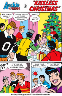 Page 1 of Kissless Christmas from Archie & Friends Double Digest #22 from Archie Comics