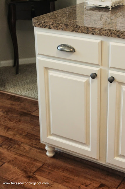 adding furniture legs to kitchen cabinets