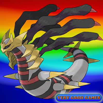 Pokemon Giratina Altered Forme - creatures of the fourth Generation, Gen IV in the mobile game Pokemon Go