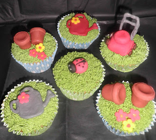 Gardening cupcakes