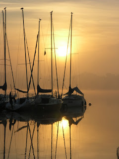 Mazury zachód słońca