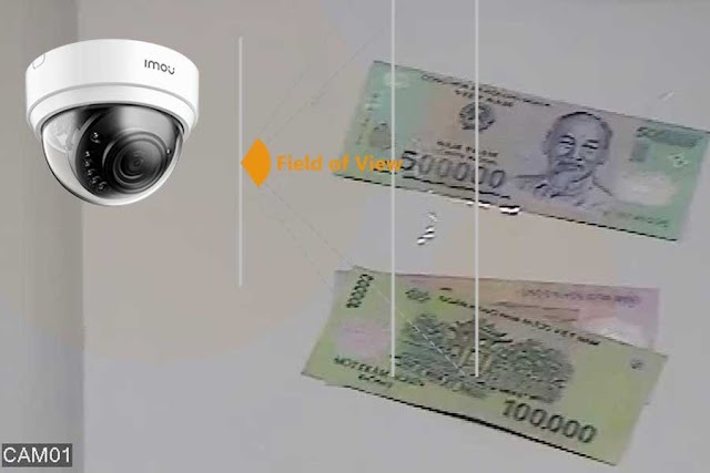 Camera Wifi soi được mệnh giá tiền