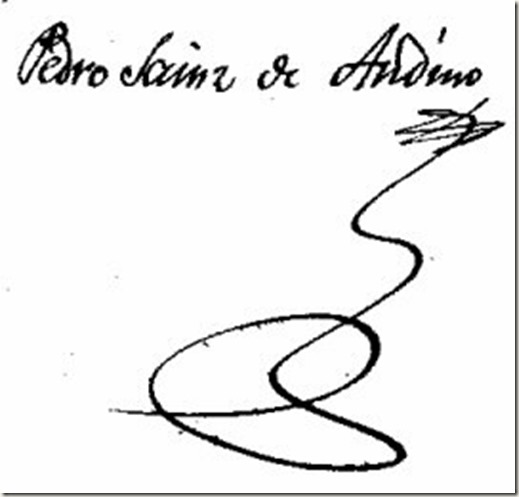 Firma Sainz de Andino