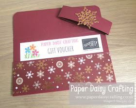 Stampin Up Gift Voucher wallet