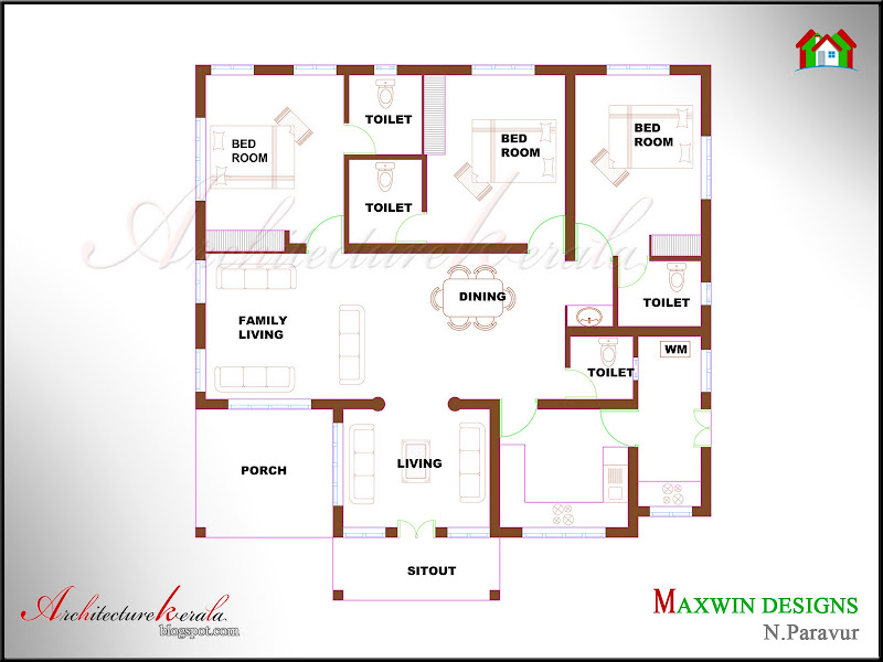 traditional style kerala house elevation and kerala house plan 42 title=