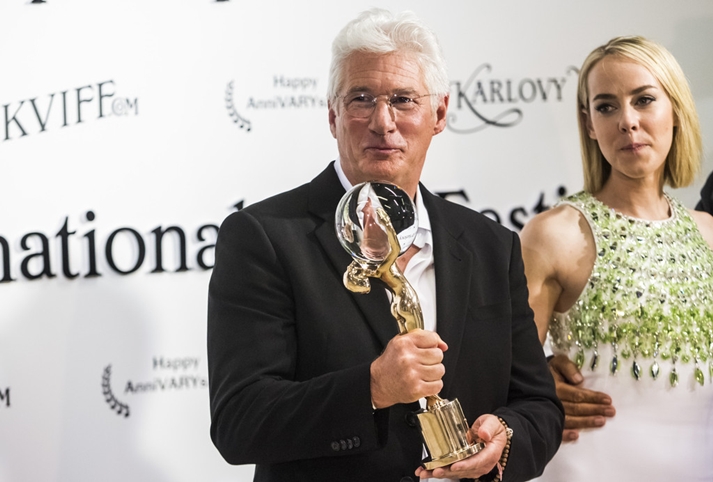 Richard Gere y Jena Malone en Karlovy Vary