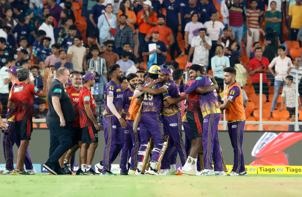 Image of Kolkata Knight Riders won their second match in a row as they beat Gujarat Titans by three wickets in a thriller in Match 13 of the TATA IPL 2023 at the Narendra Modi Stadium in Ahmedabad.